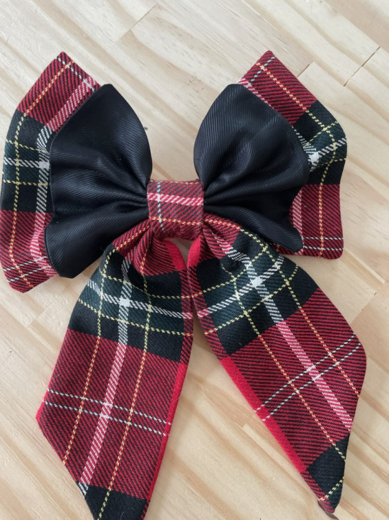 LE TARTAN ROUGE BICOLORE